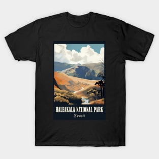 Haleakala National Park Travel Poster T-Shirt